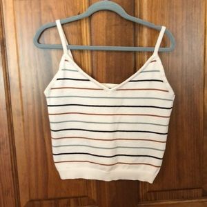 Striped Crop Top
